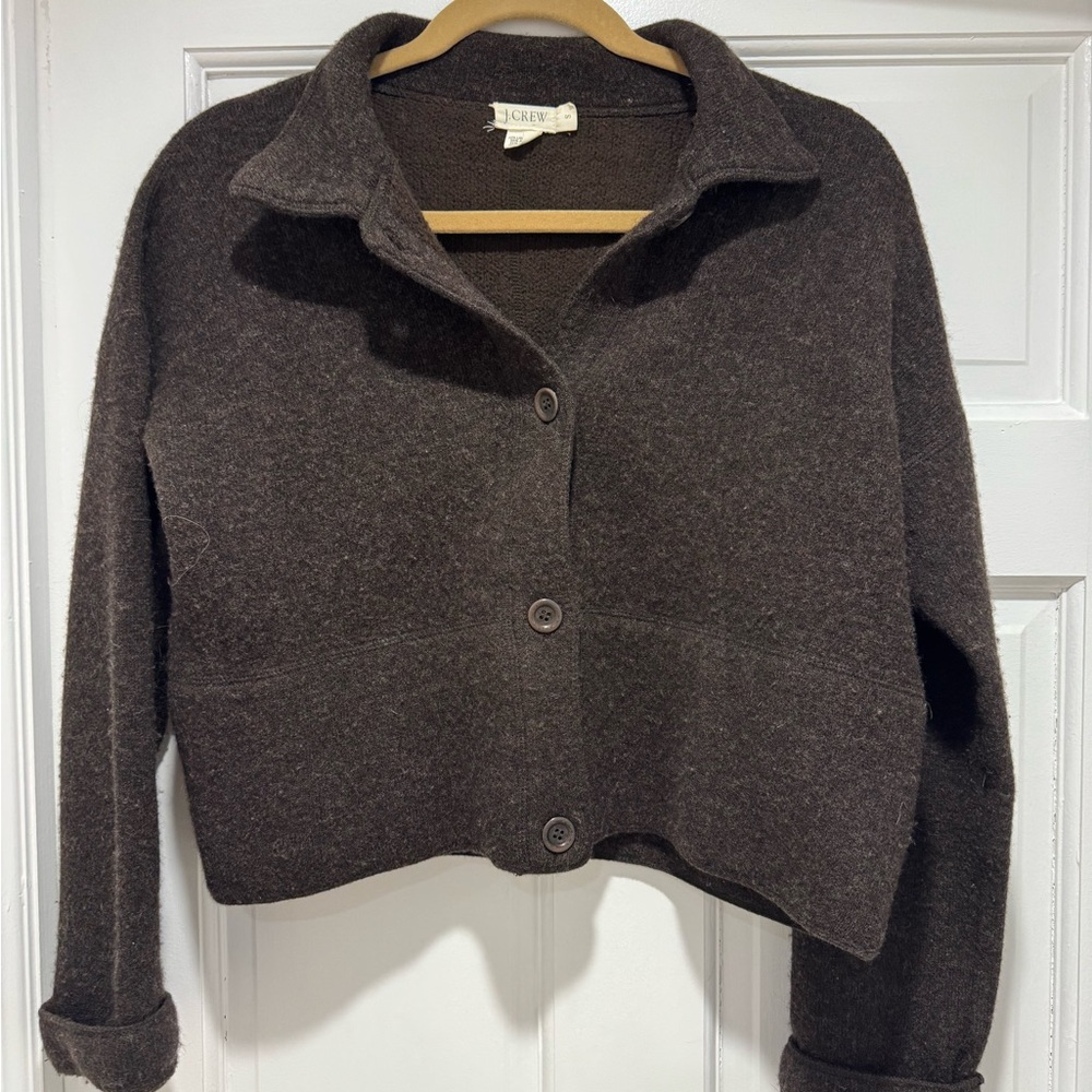 J. Crew Chocolate Knit Sweater